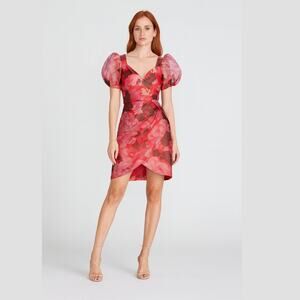Theia Sybille Puff Sleeve Cocktail Dress New Without Tag – Size 6
